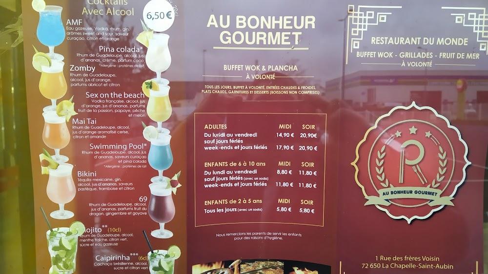 Au Bonheur Gourmet - Menu Image 1