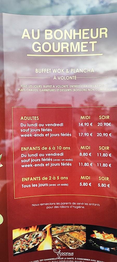 Au Bonheur Gourmet - Menu Image 3